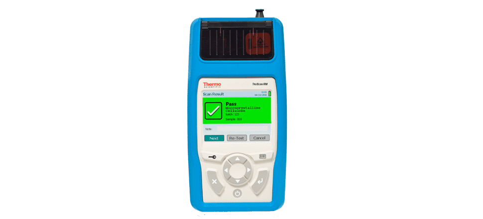 Mobile Raman spectrometer TruScan